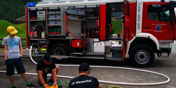 Feuerwehrauto FF-Niederthai - Sommernachtsfest und Blaulichttag in Niederthai