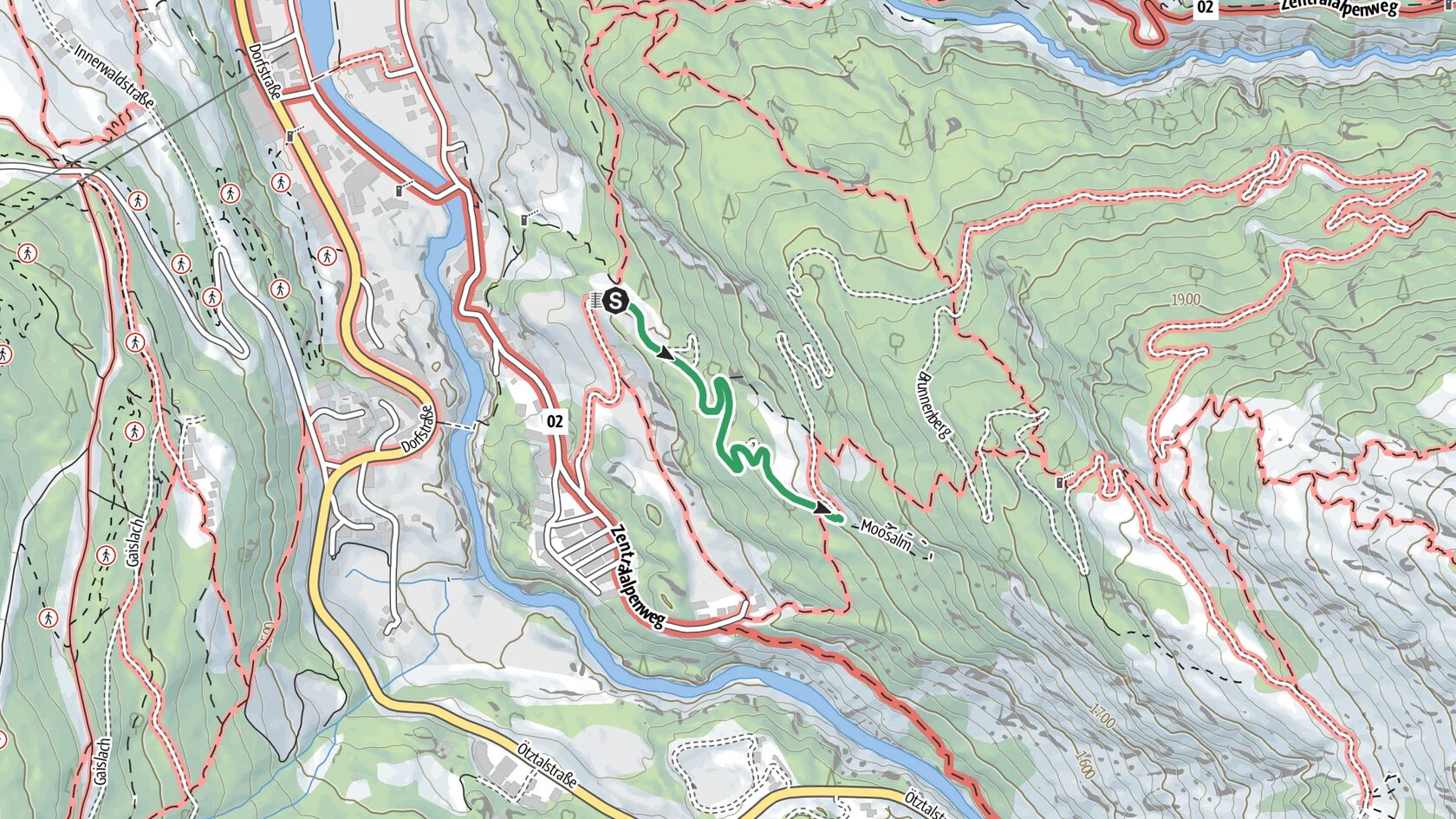 Klettersteig Moosalm | Sölden