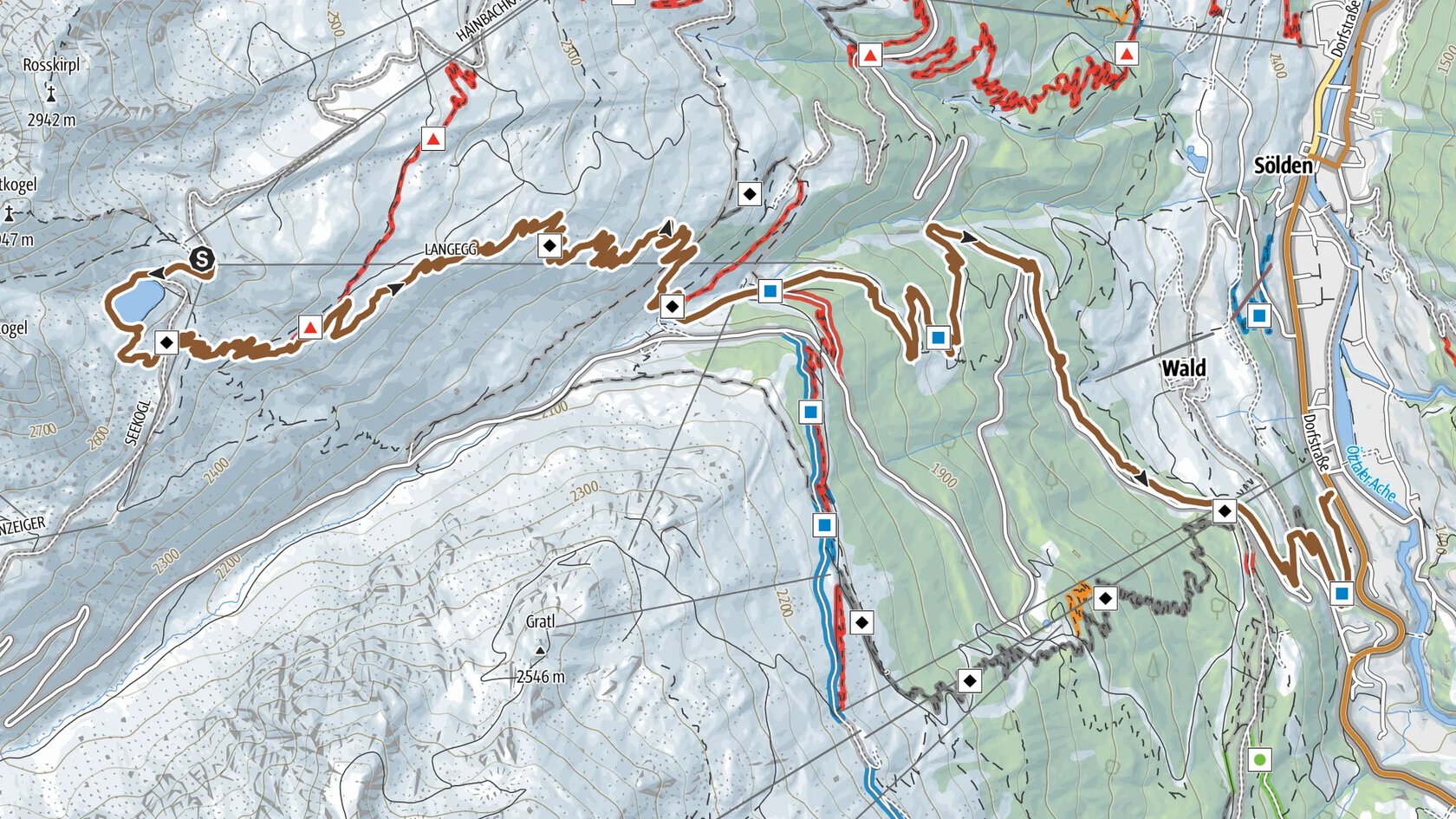 Long Line Rotkogl