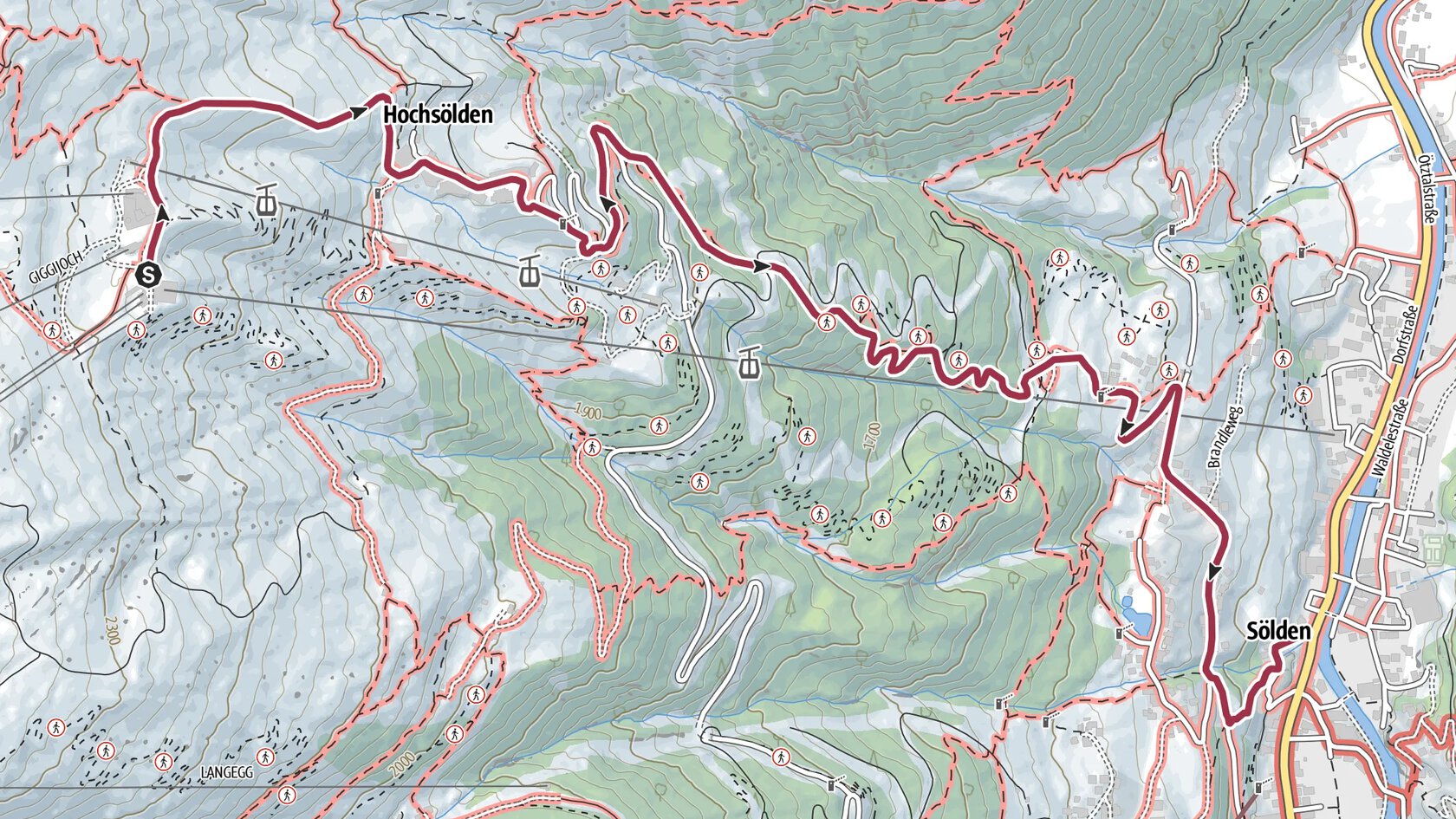 Seilbahnwanderung: Hochsölden - Sölden