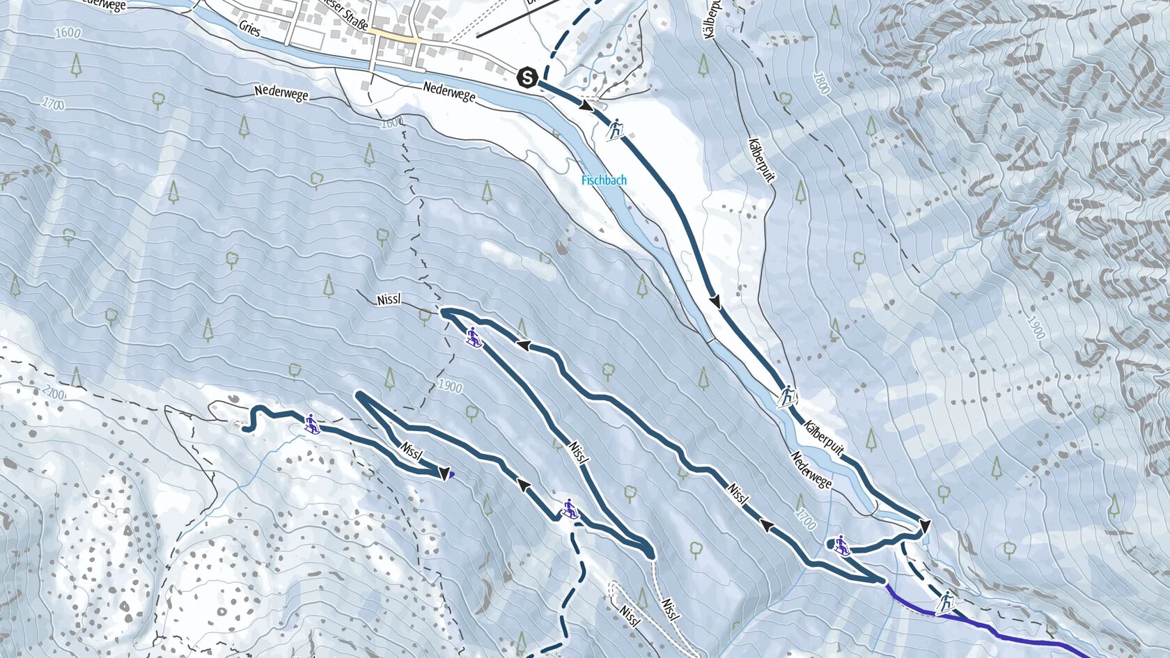 Skitour Nisslalm - Längenfeld/Gries