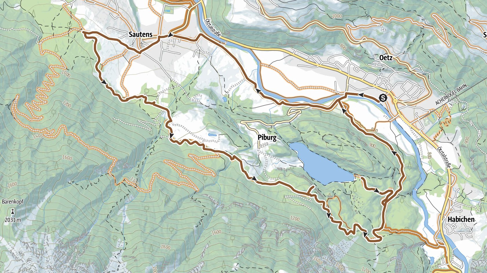 6001 Oetz - Seejöchl Piburg