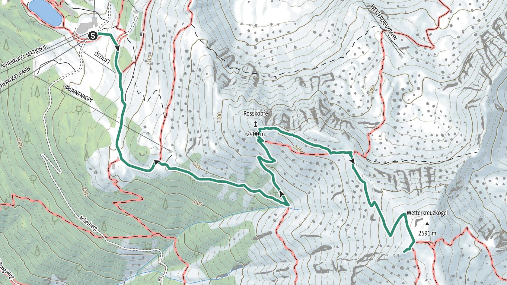 Gipfeltour Wetterkreuz von Hochoetz
