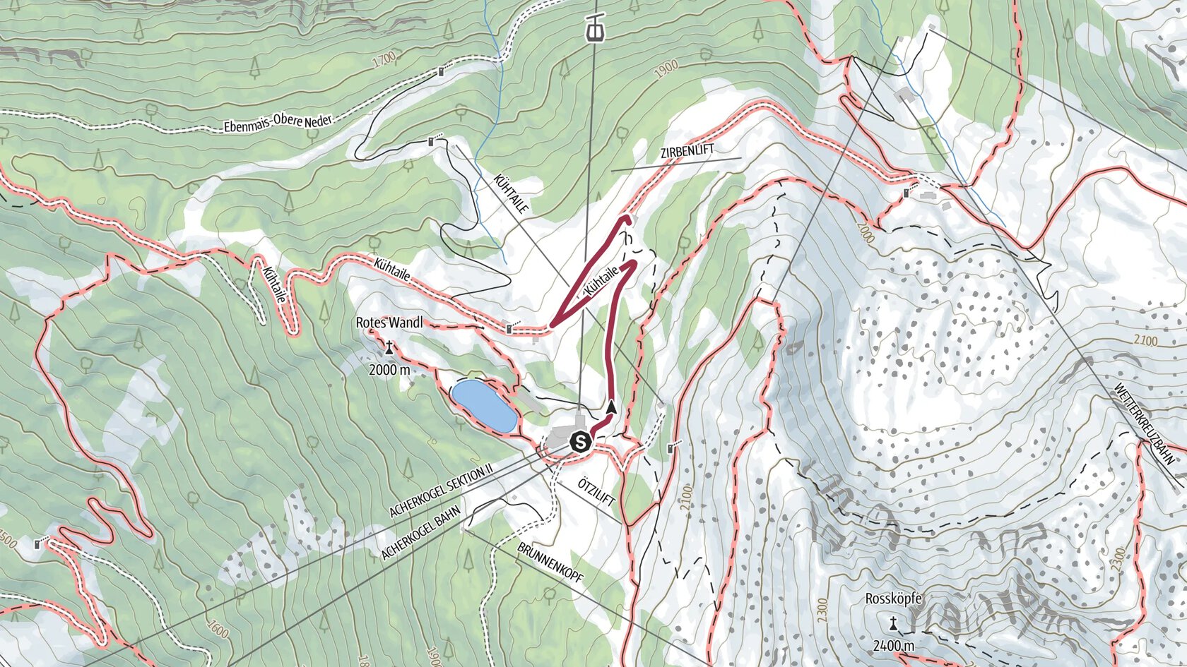 Kühtaile Alm Hochoetz