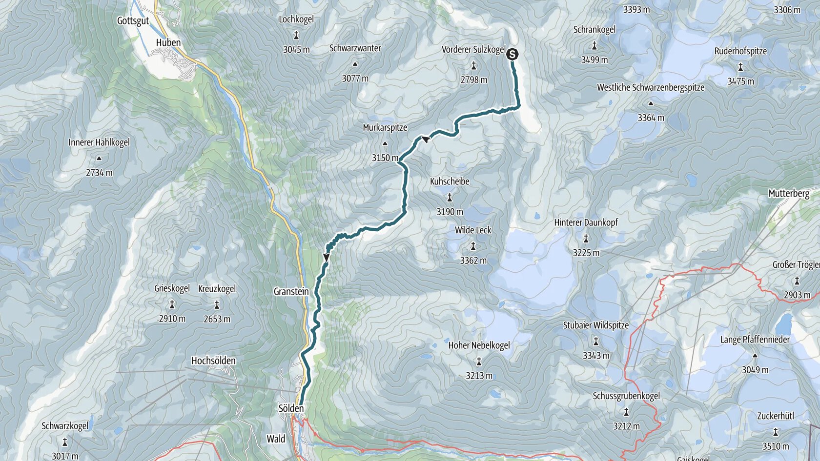 Atterkarjöchl 2976m - Längenfeld