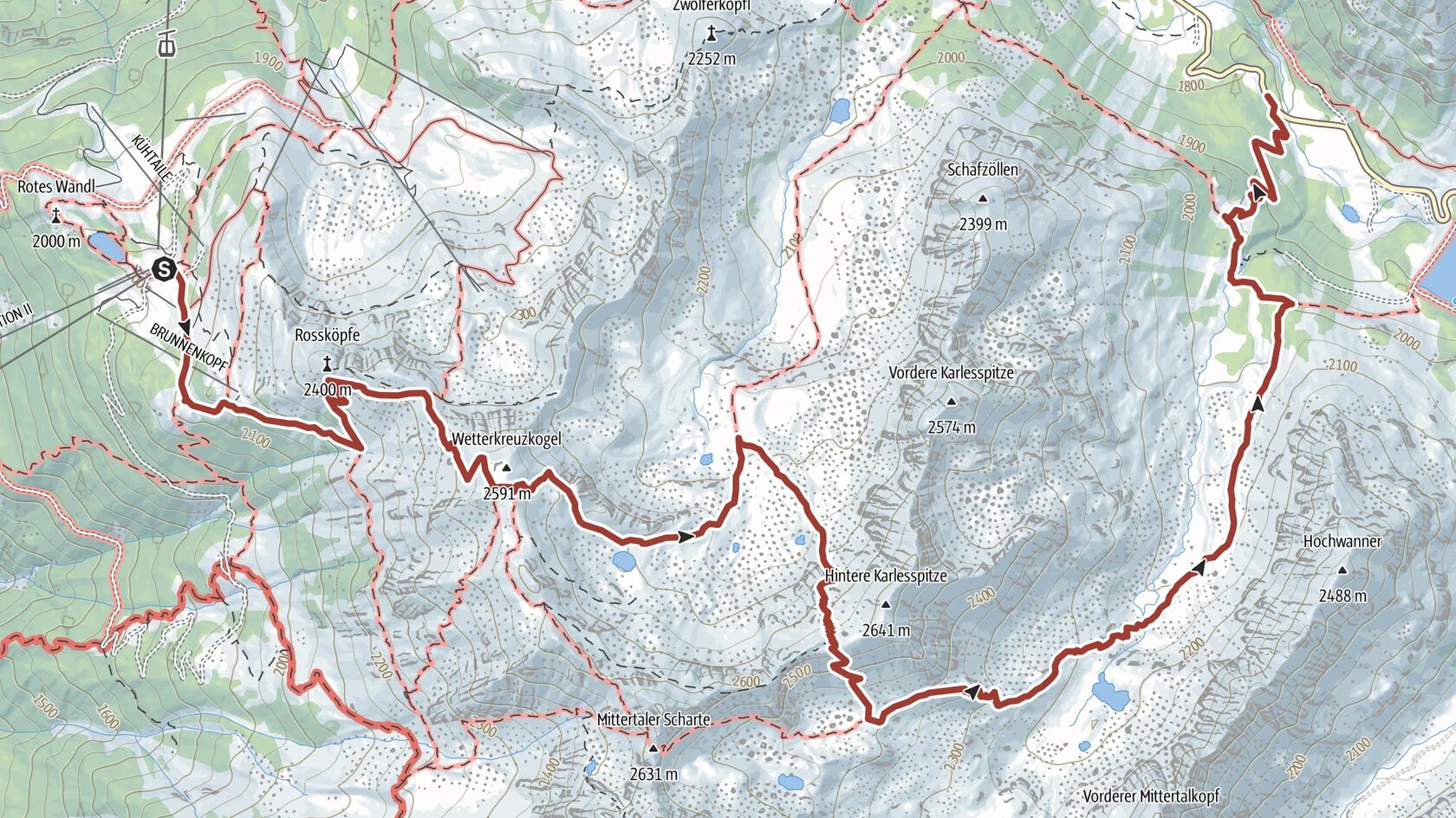 Knappenweg Überschreitung
