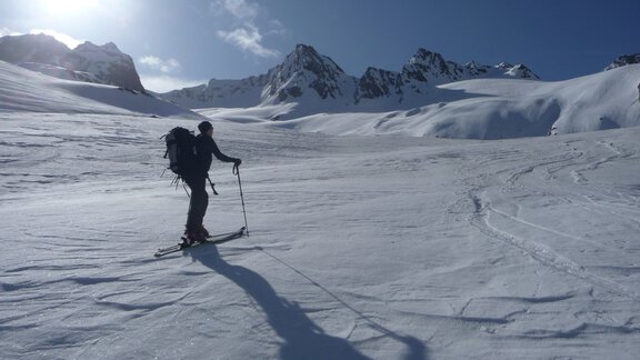 Auf der flachen Zunge des Rotmoosferners - Ötztal