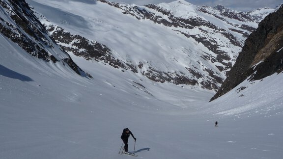 Blick gegen Westen zum Wassertalferner - Ötztal