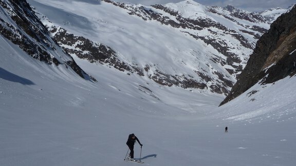 View towards the west to the Wassertalferner - Ötztal