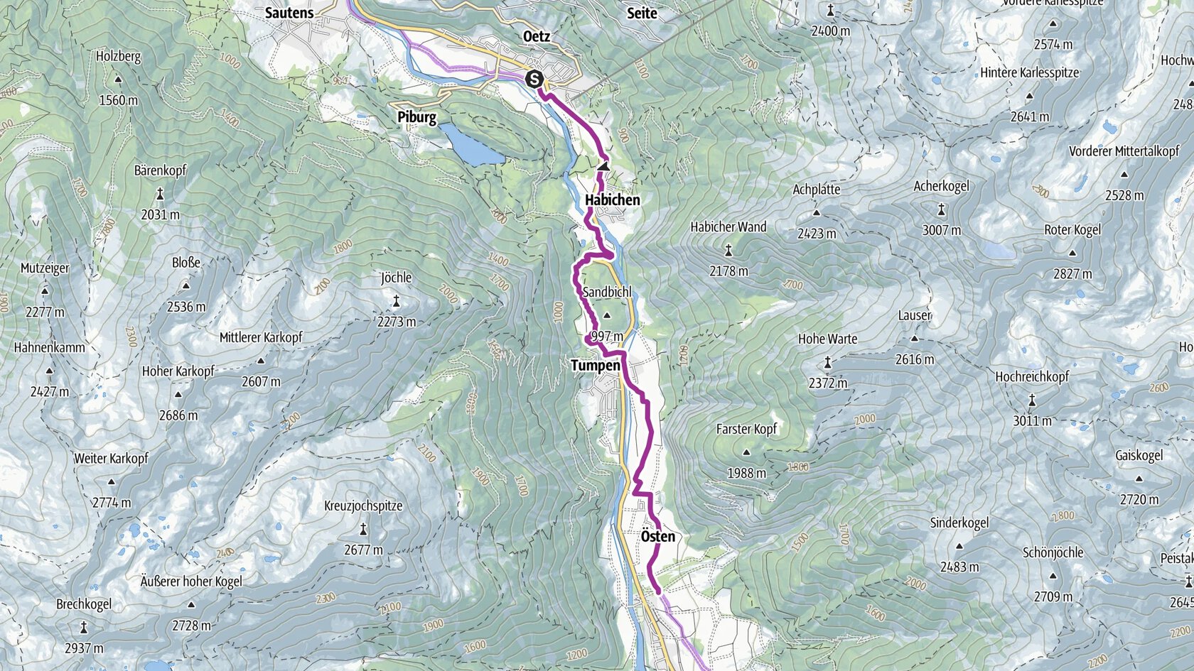 Ötztal Radweg Etappe 2: Oetz - Umhausen