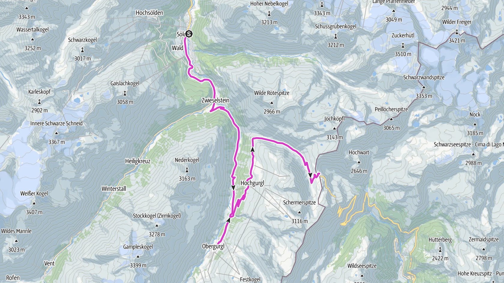 Rennradtour - Sölden - Timmelsjoch