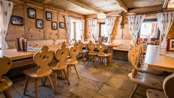 Speisesaal Martin Busch Hütte - Bianca Klotz