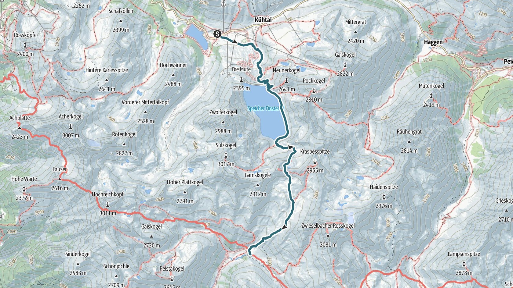 Dortmunder Hütte - Schweinfurter Hütte