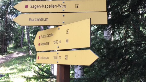 Signage Treasure Route Umhausen - Nicole Klotz