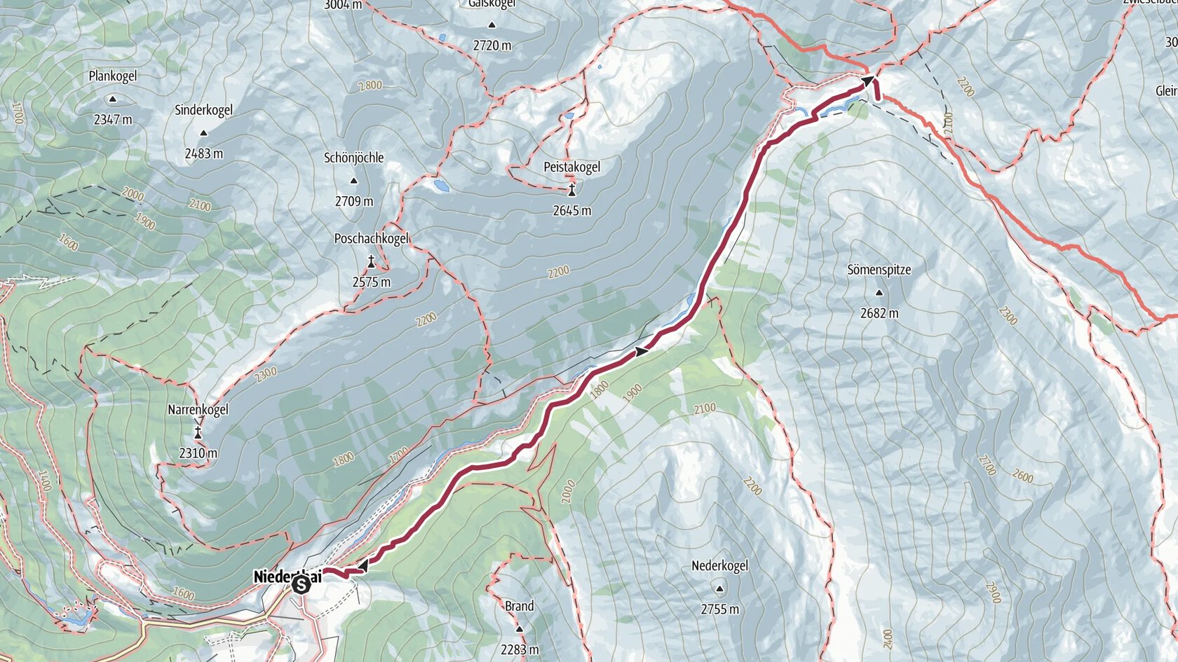 Schweinfurter Hütte - Niederthai
