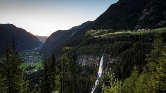 Stuibenfall - Dämmerung - Ötztal