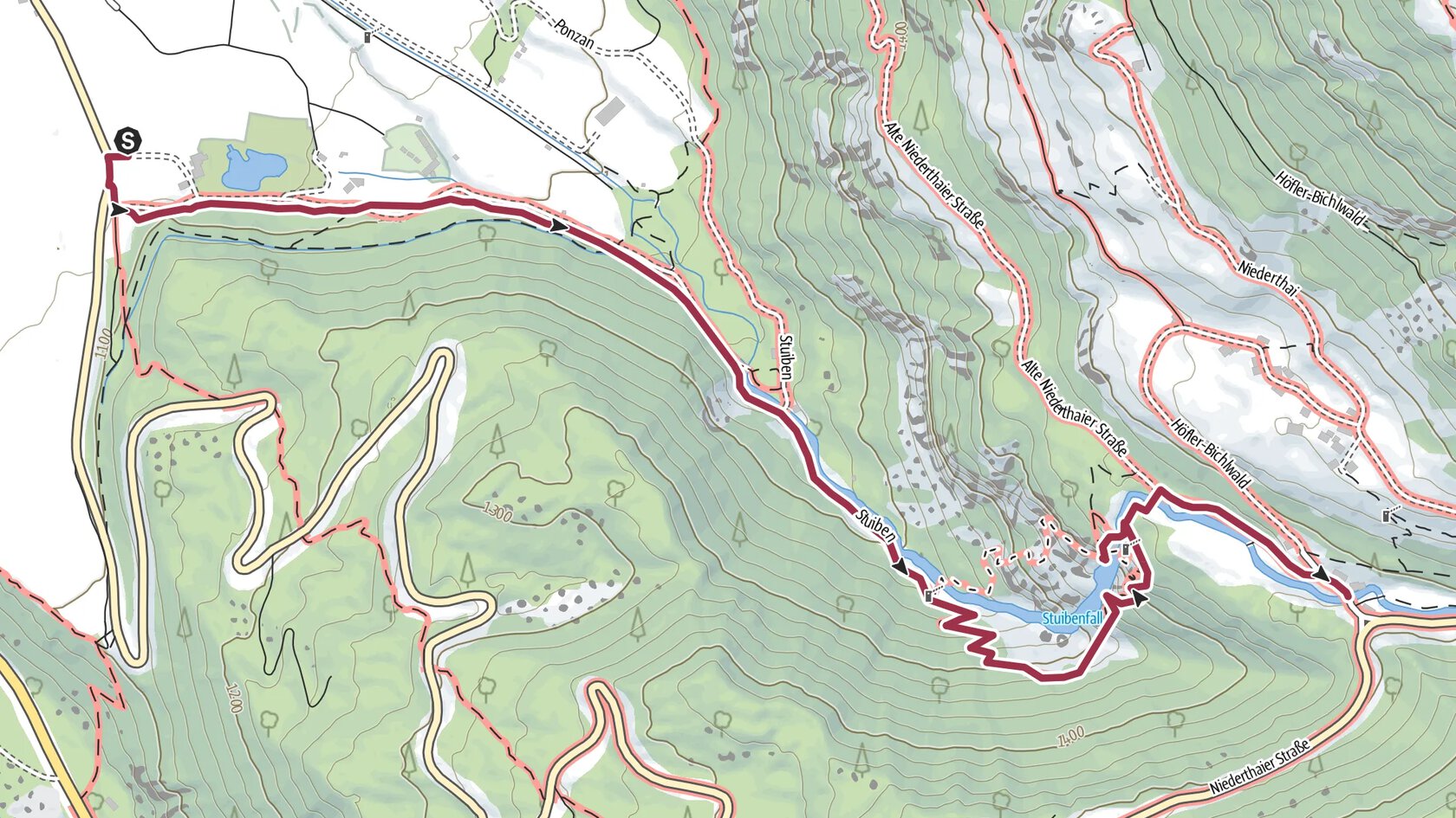 Wanderung Stuibenfall - Umhausen