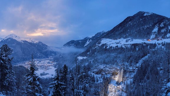 Stuibenfall bei Nacht - Ötztal