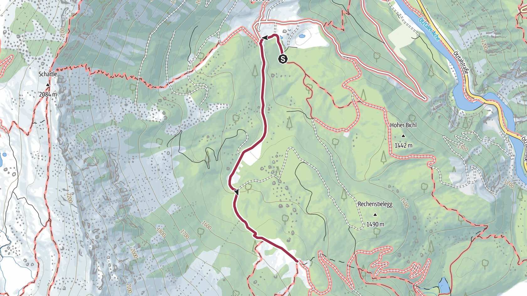 Wurzbergalm - Umhausen/Köfels