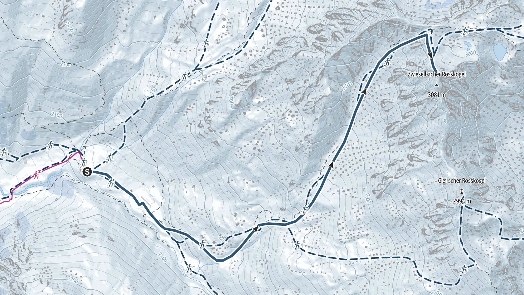 Zwieselbacher Rosskogel 3.081 - Umhausen-Niederthai