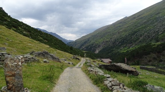 Blick zur Niedertalalm - Rückweg nach Vent - Bianca Klotz