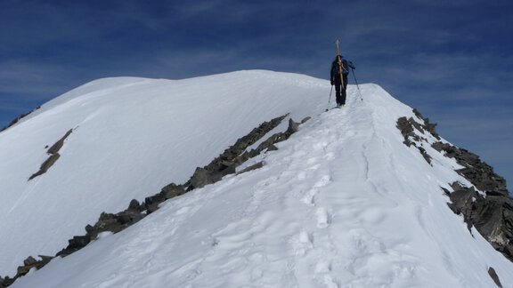 The last meters can be easily managed by plodding - Ötztal