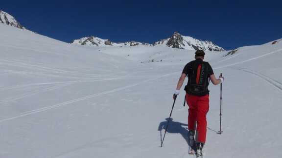 The view to the north towards the Vernagtferner. - Ötztal