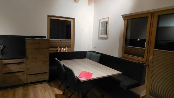 Sitzecke Wohnküche - Apart Monte Vista - Gries