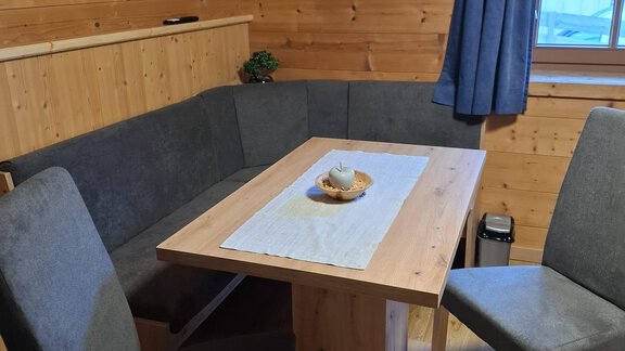Wohnküche mit gemütlicher Sitzecke Leistungsträger - Haus Gletscherblick - Gries