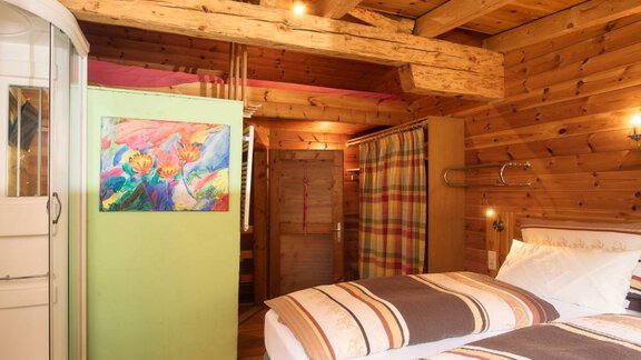 Schlafzimmer 3 mit Dusche 2 klein - Unterlehnerhof - Gries