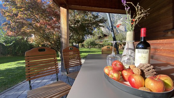 Außen-essbereich - Chalet Ida - Haiming