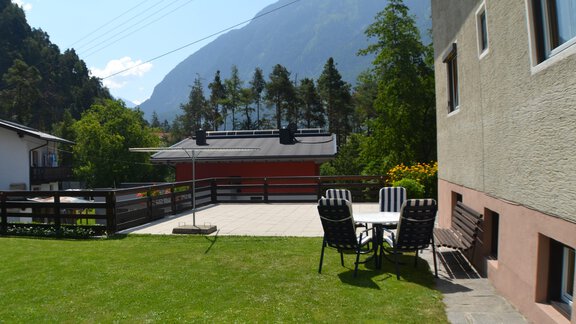 Terrasse/Garten - Ferienhaus Ambach - Haiming