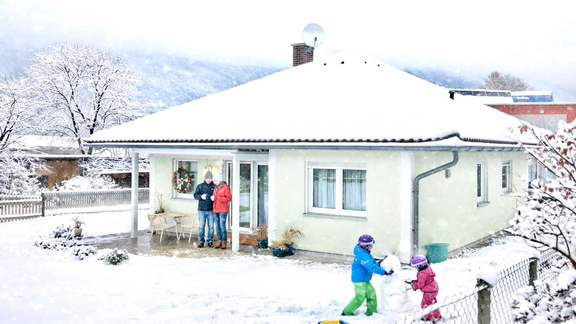 Winter & Garten - Ferienhaus Neurauter - Haiming