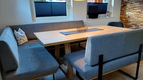 Wohn- und Esszimmer - Apart Marcello - Huben