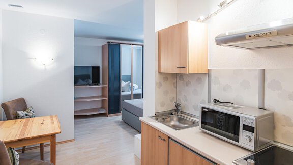 Wohnküche - APART Naturcamping Kuprian - Huben