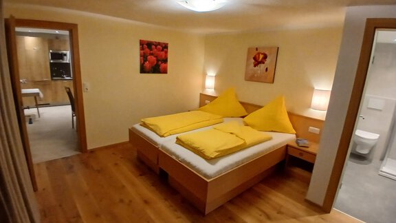 Doppelzimmer Schiebebetten - Appartement Erich Wilhelm - Huben