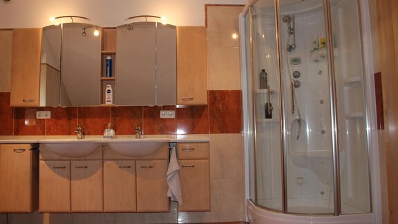 Dusche Bad - Chalet Mühle - Huben