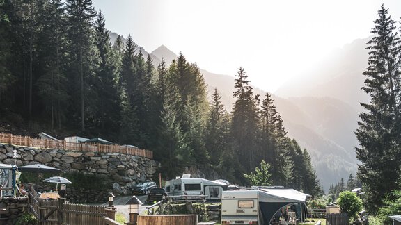Terrassenplatz Natur Camping Kuprian Ötztal - Naturcamping Kuprian - Ötztal - Huben