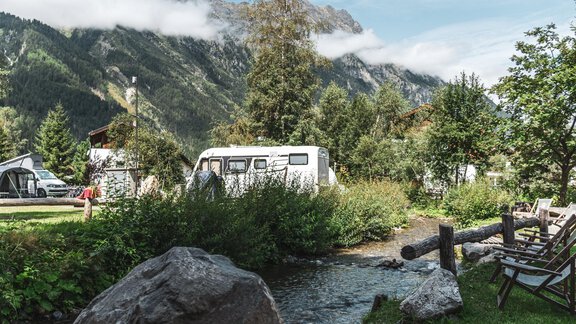 Bächlein zum Spielen Natur Camping Kuprian Ötztal - Naturcamping Kuprian - Ötztal - Huben