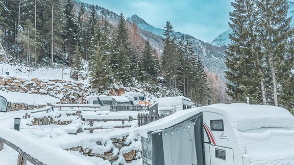 Winter Camping Natur Camping Kuprian Ötztal - Naturcamping Kuprian - Ötztal - Huben