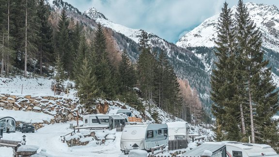 Wintercamping Natur Camping Kuprian Ötztal - Naturcamping Kuprian - Ötztal - Huben