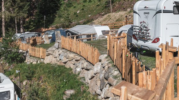 Terrassenplätze Natur Camping Kuprian Ötztal - Naturcamping Kuprian - Ötztal - Huben