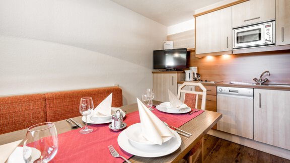 Appartement Küche 4-6 Personen - Pension Granbichler - Huben