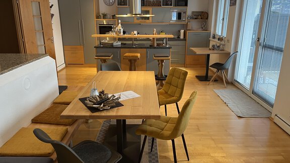 Küche + Essbereich - Apart Aria - Längenfeld