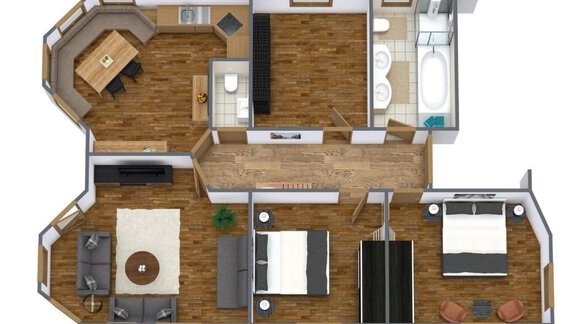 Skizze - Apart Helga - Längenfeld