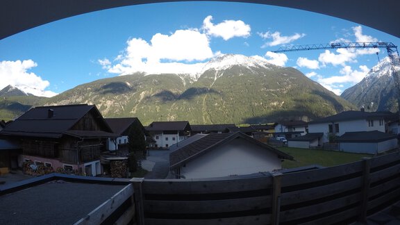 Ausblick von der Terasse - Apart Katja - Längenfeld