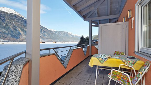 möblierter Balkon - Apart Sunshine - Längenfeld