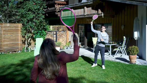 möblierter Garten - Appartement Alpenea - Längenfeld