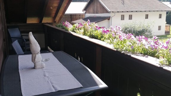 möblierter Balkon - Appt. Gritsch Marlies - Längenfeld