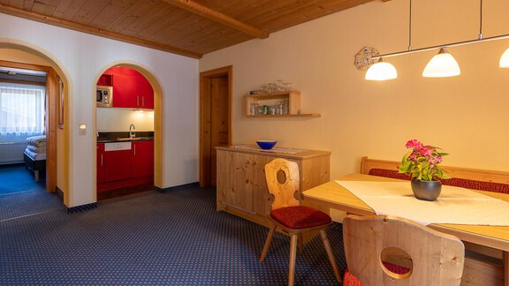 gemütliche Essecke - Appartement für 2-5 Personen - Appt. Gstrein Klaudia - Längenfeld